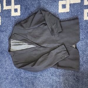 JF J. Ferrar Men's Black Suit Jacket